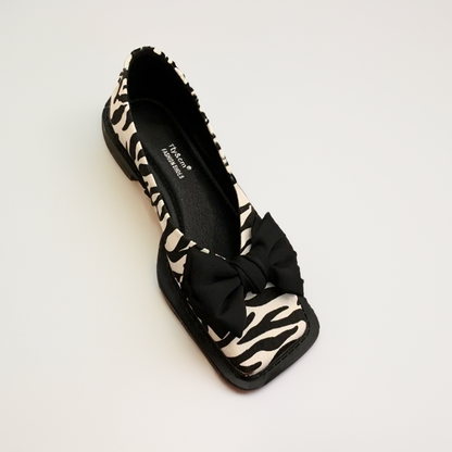JO | Square toe flat mouth loafers women loafers